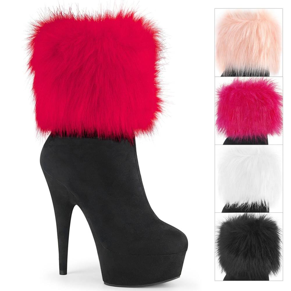 Pleaser - DELIGHT1000 Bottes de plateforme - Noir/Rose Product image